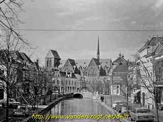 Delft - Vrouwjuttenland met Sint Hippolytuskerk