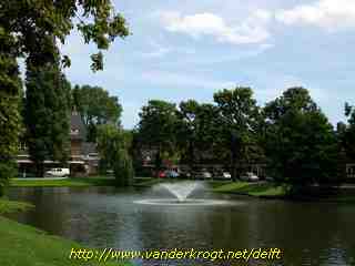 Delft - Vijver in Agnetapark