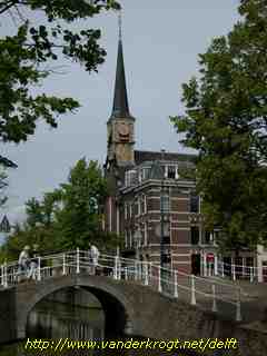Delft - Roosbrug en Lutherse Kerk
