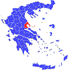 Location of the prefecture Magnesia in Greece