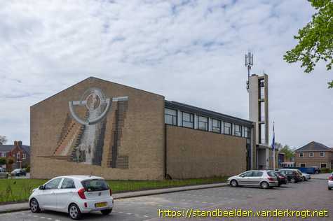 Surhuisterveen -  Baksteenmozaïek De Flambou