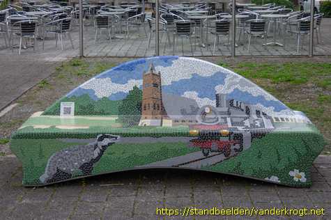 Beekbergen -  Mozaïekbank Beekbergen
