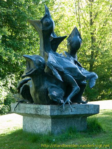 Barneveld -  Nest jonge lijsters