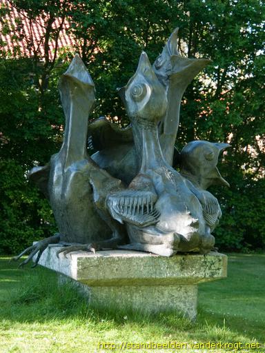 Barneveld -  Nest jonge lijsters