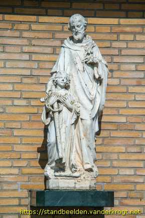 Rietmolen -  Sint Jozef met Jezus