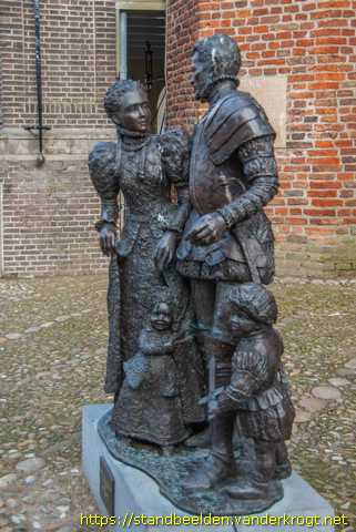 Buren -  Willem van Oranje, Anna van Buren, Filips en Maria