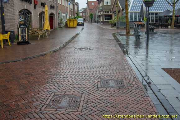 Nijkerk -  Putdeksel Nijkerk 600 jaar stadsrechten