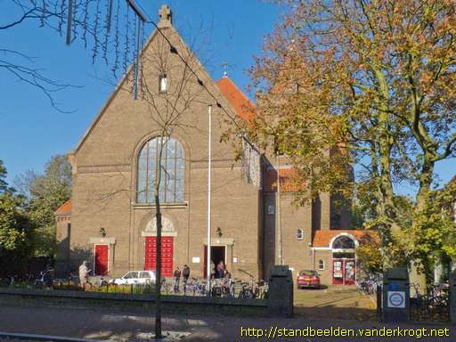 Wageningen -  Christus met de symbolen van de vier evangelisten