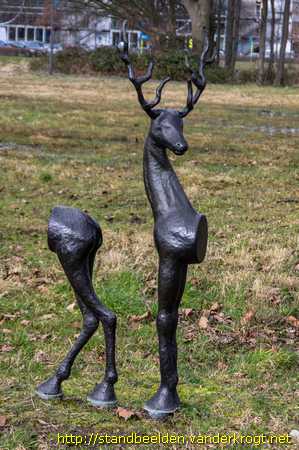 Wageningen -  Tweedelig hert (Actaeon)