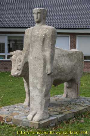 Wageningen -  Man met stier