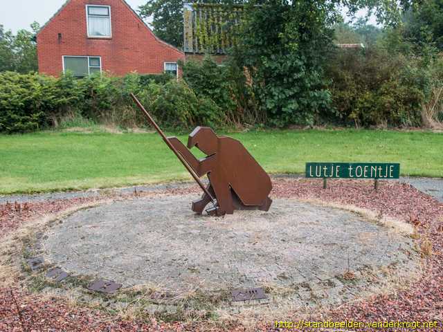 Kleine Huisjes -  Landarbeider als Zonnewijzer