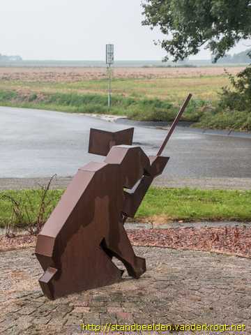 Kleine Huisjes -  Landarbeider als Zonnewijzer