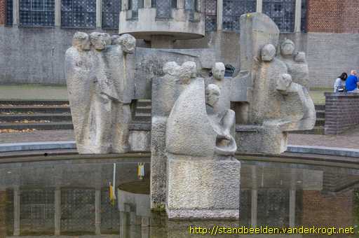 Brunssum -  Voetwassing door Sint Gregorius