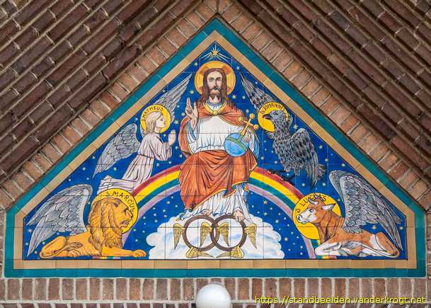 Hoogeloon -  Christus Koning en de vier Evangelisten