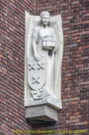 Breda -  Engel (<i>of</i> Sint Barbara) en voorstellingen met drinkwater