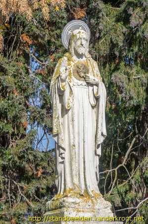 Sint Hubert -  Heilig Hartbeeld
