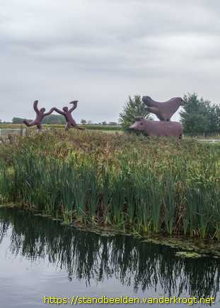 Haren -  De Eenwording - Grenskunstwerk Oss-Ravenstein