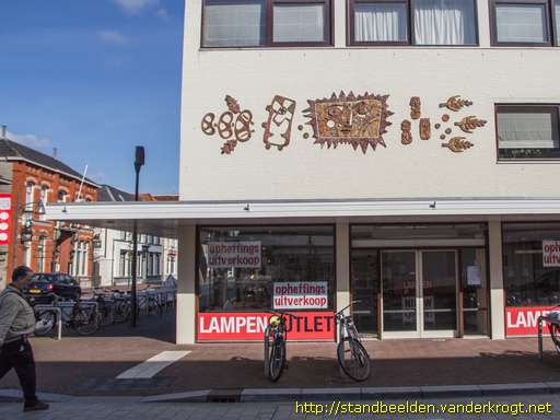 Waalwijk -  Keramisch wandreliëf