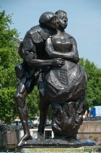 Amsterdam -  Bredero monument