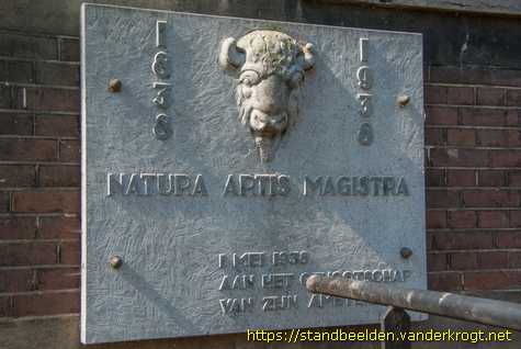 Amsterdam -  Plaquette met wisentkop