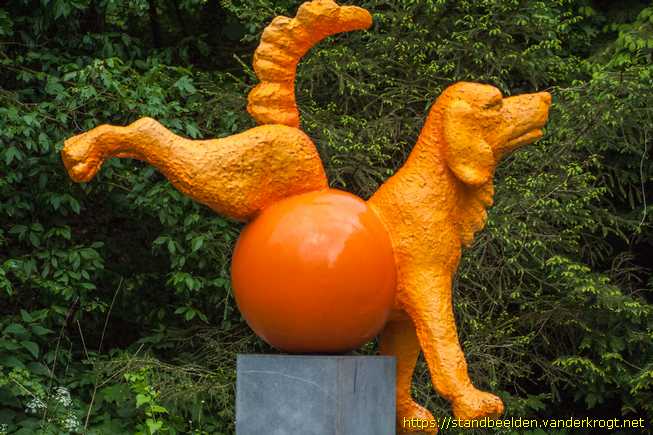Bloemendaal -  Spelende hond