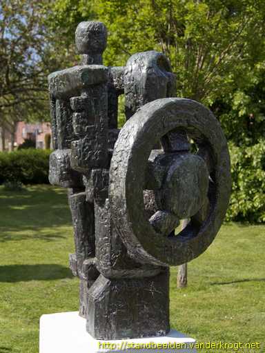 Nieuw-Vennep -  Man op combine