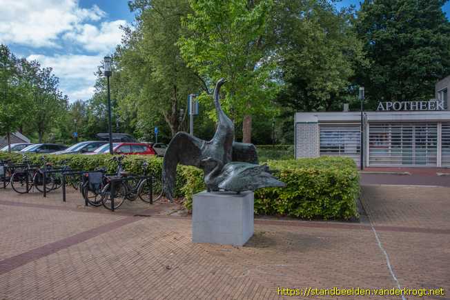 Zwanenburg -  Twee zwanen