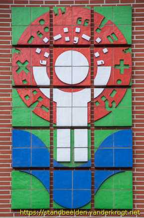 Hilversum -  Tegeltableau Dieperinkschool