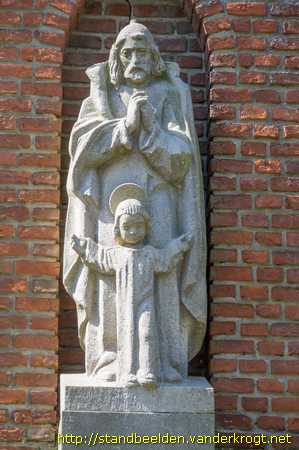 Zwaagdijk-Oost - Sint Jozef met Jezus en twee heiligen