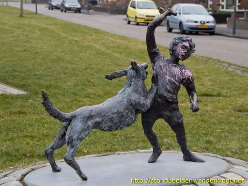 Schagen -  Jongen met hond