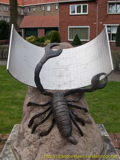 Ootmarsum -  Zonnewijzer met schorpioen