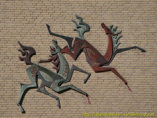 Hengelo -  Twee paarden