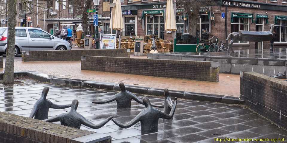 Ommen -  Beeldengroep Ommen 750 jaar Stad