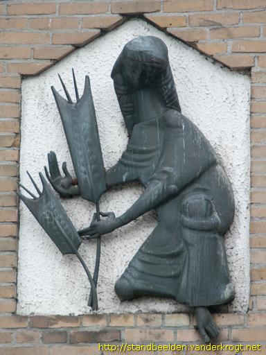 Abcoude -  Vrouw met korenaren