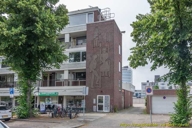 Utrecht -  Gezin op trap