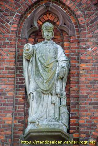 Ossenisse -  Sint Willibrord en twee bijbelse taferelen