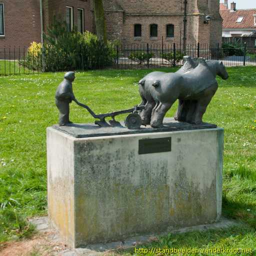 Poortvliet -  Boer met ploegpaarden