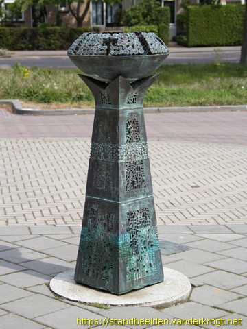 Alblasserdam -  Bronzen schaal