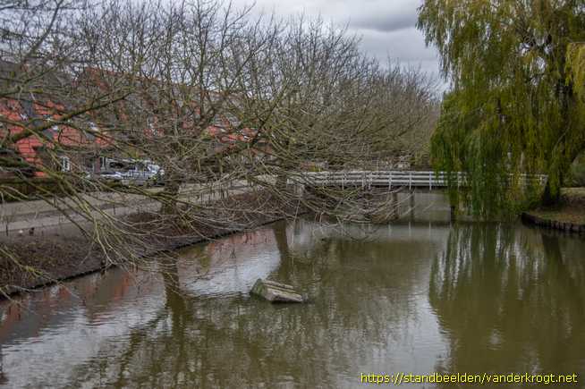 Rhoon -  Beeld op het water