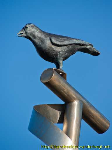 Barendrecht -  Vogel op spade