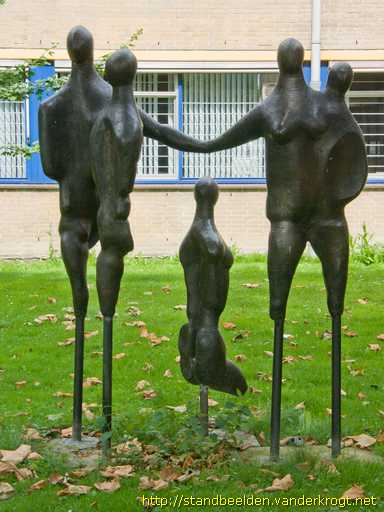 Delft -  Brons-gezin