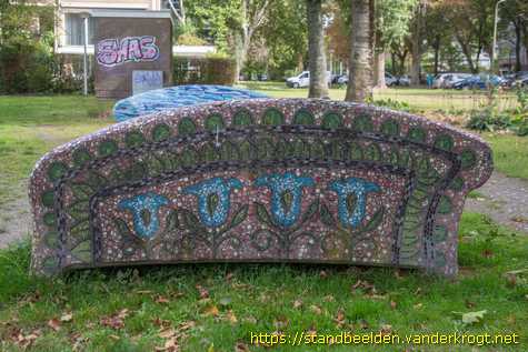 Delft -  Social Sofa 'Blauwe bloemen'