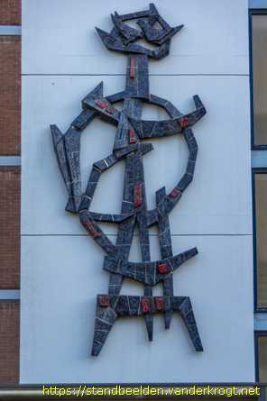 Den Haag - Keramisch reliëf Woningbouwvereniging 's-Gravenhage