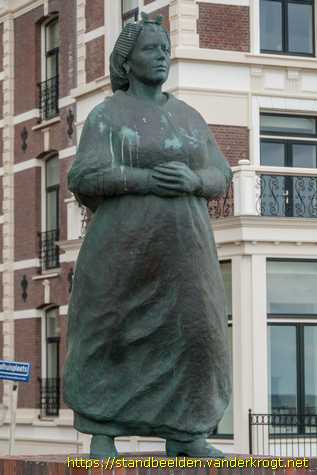Den Haag -  Vissersmonument - De Scheveningse Vrouw