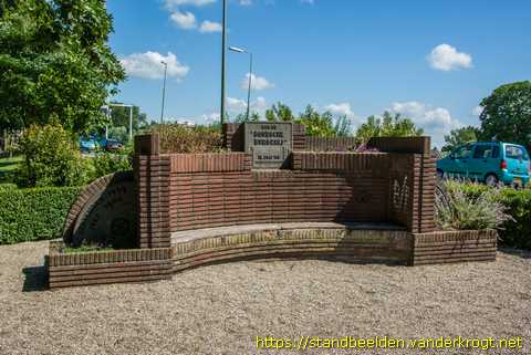 Gouda -  Gedenkbank Depot-wielrijders