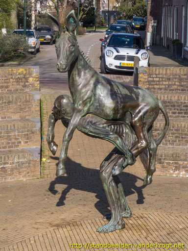 Gouda -  Man met Ezel 'Jack Ass'