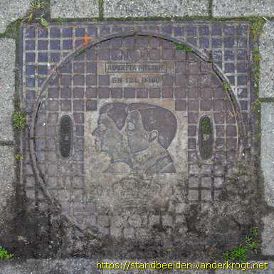 Hellevoetsluis -  Kroningsdeksel Willem-Alexander en Máxima