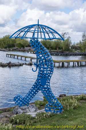 Rijnsaterwoude -  Man met Paraplu