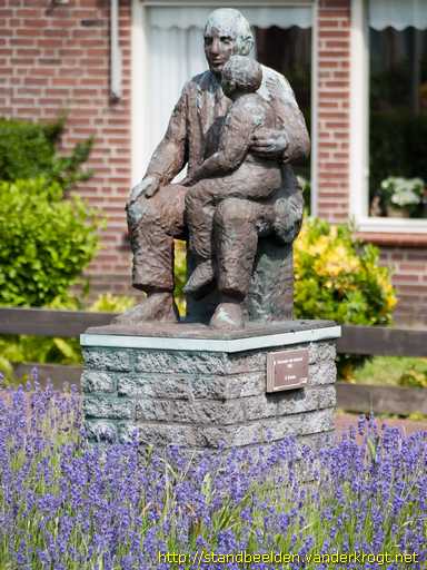 Katwijk aan Zee -  Grootvader met kleinzoon