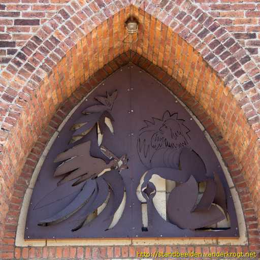 Leiden -  Sint Petrus krijgt de hemelsleutels